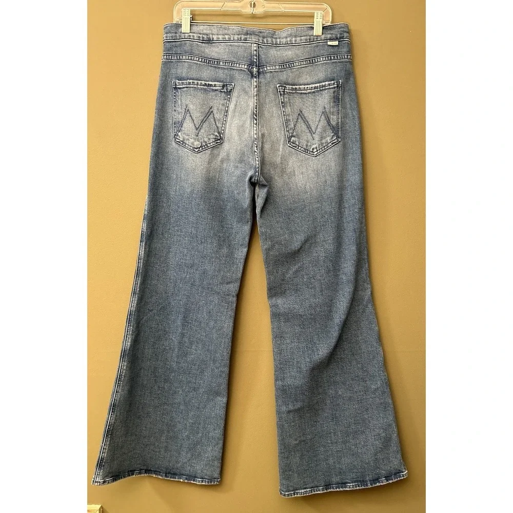 Mother Jeans Women 32 High Rise The Tab Roller Skimp Out Of Town Wide Leg 34x30 - Picture 7 of 16